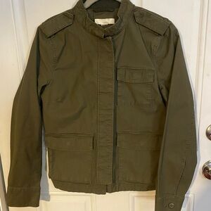 H&M Khaki Utility Jacket for Women